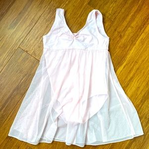 Pink Cotton/Spandex Girls Dance Leotard, Size 6 like new!!